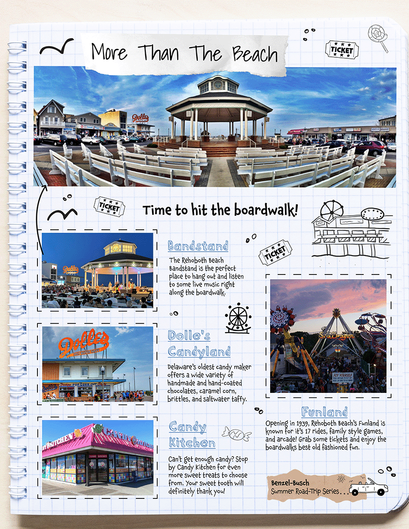 Seasonal road trip planning and destination guide visuals