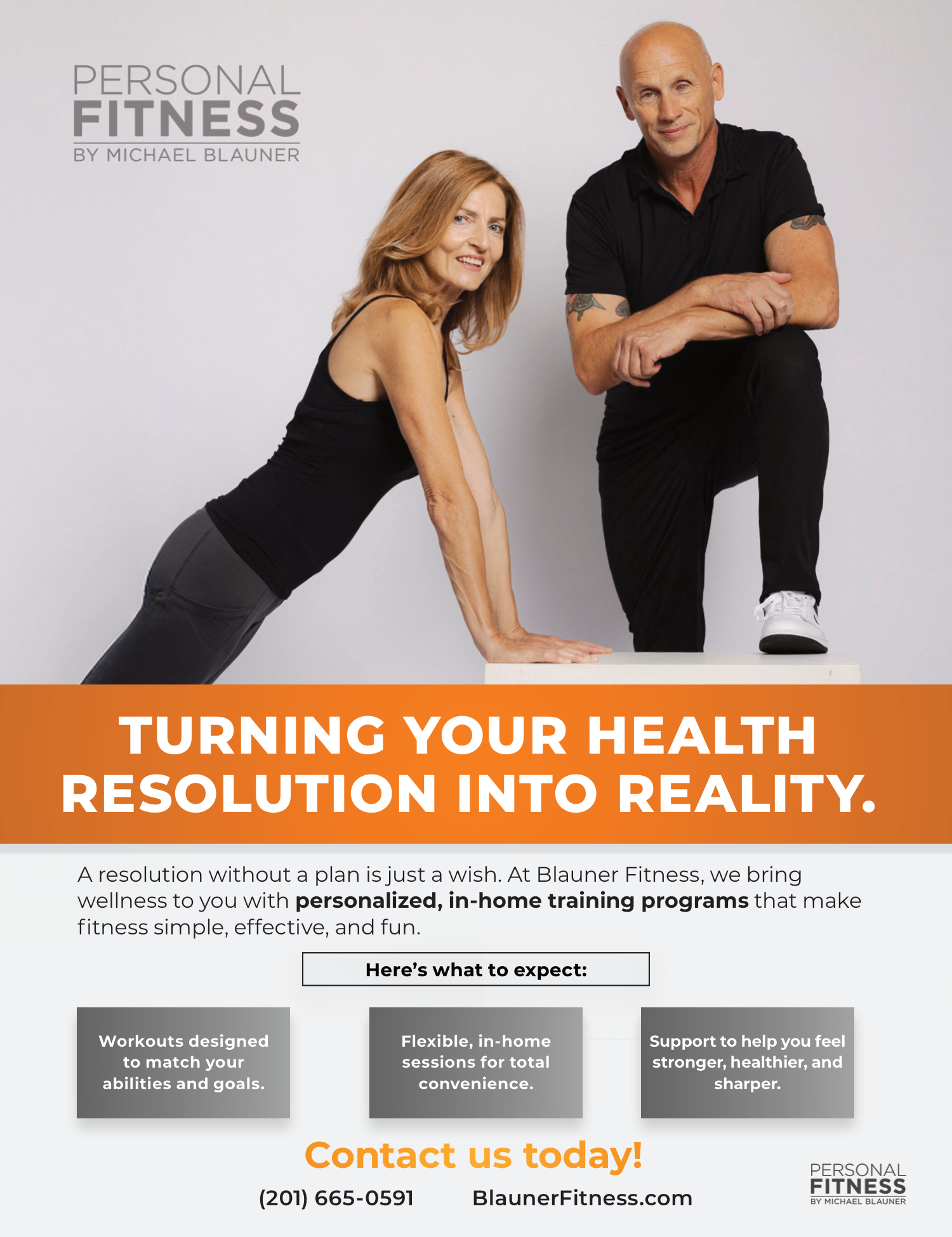 Blauner Fitness campaign strategy visual reference