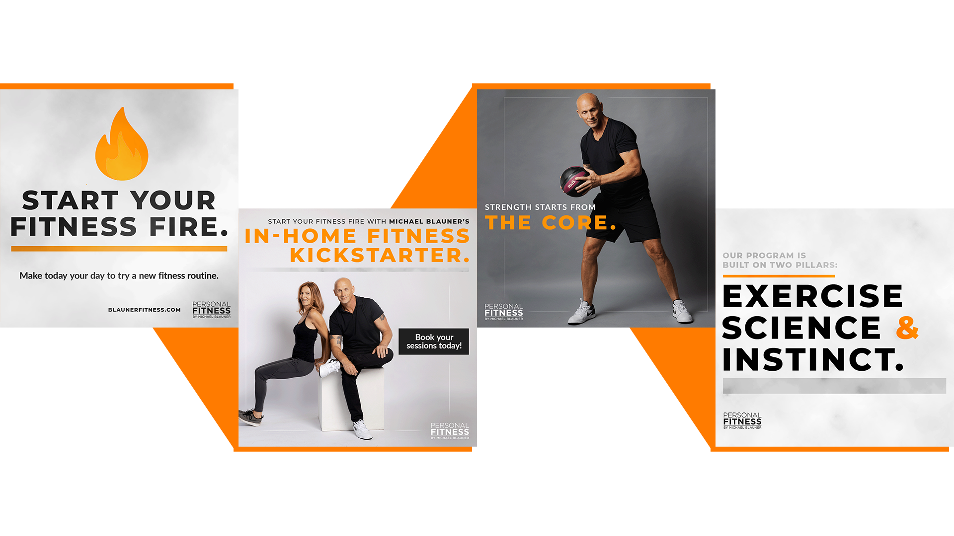 Blauner Fitness website redesign preview